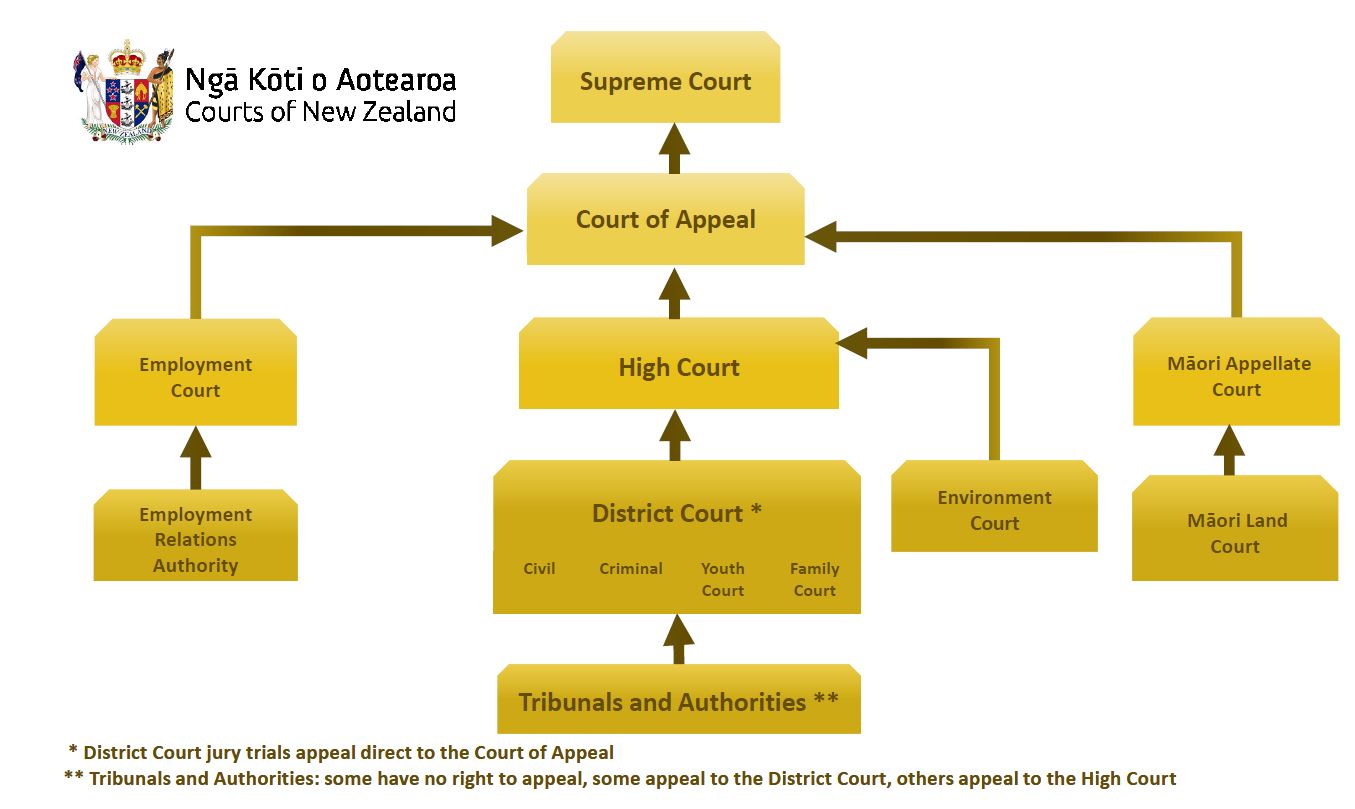 Structure of the court system